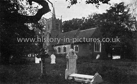 The Church Theydon Mount, Essex. c.1910
